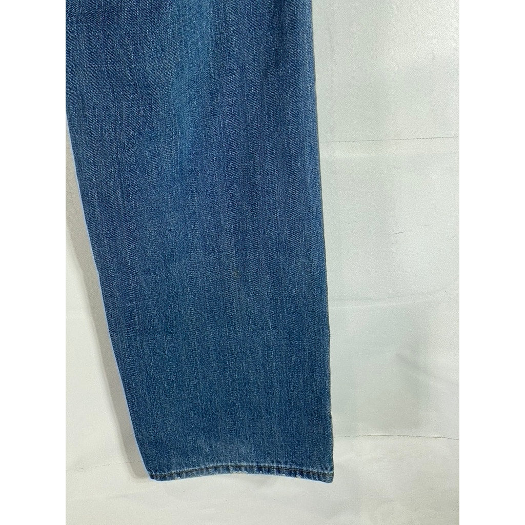 CALVIN KLEIN JEANS Men's Blue Five-Pocket Straight-Leg Denim Jeans SZ 36