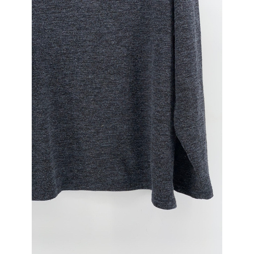 NICOBY Men's Navy Heather Long Sleeve Henley Shirt SZ XXL