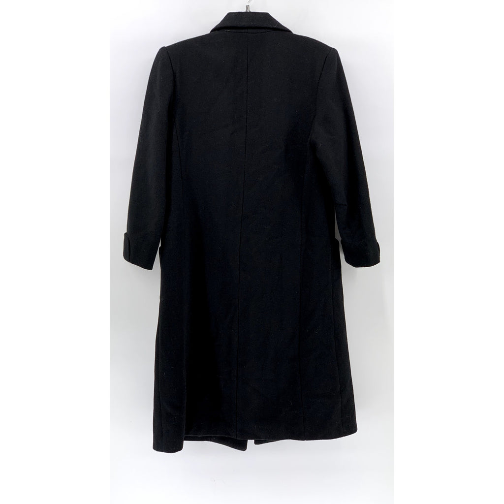 DONNYBROOK Women's Petite Black Wool Double Breast Coat SZ 12P