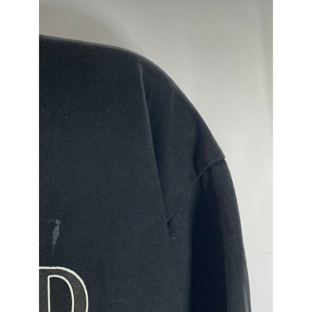 UNBRANDED Men's Black Thailand Bangkok Temple Graphic Crewneck T-Shirt SZ 2XL