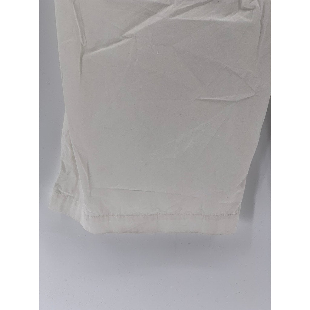 ARITZIA TNA Women's White Solid Straight-Leg Relaxed Fit Pajama Pant SZ XS