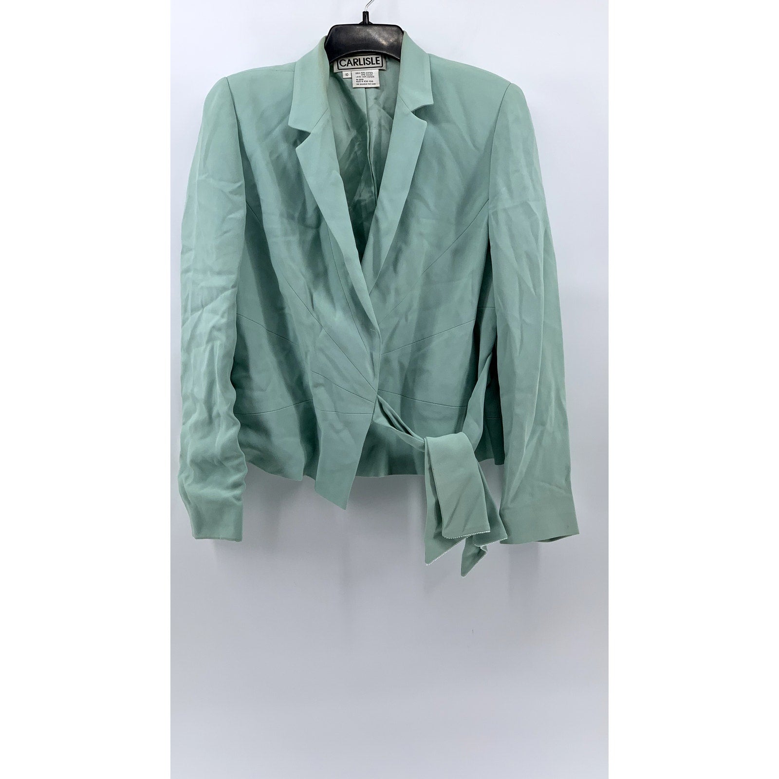CARLISLE Women's Vintage Teal 3pc Pant Suit Set SZ 10