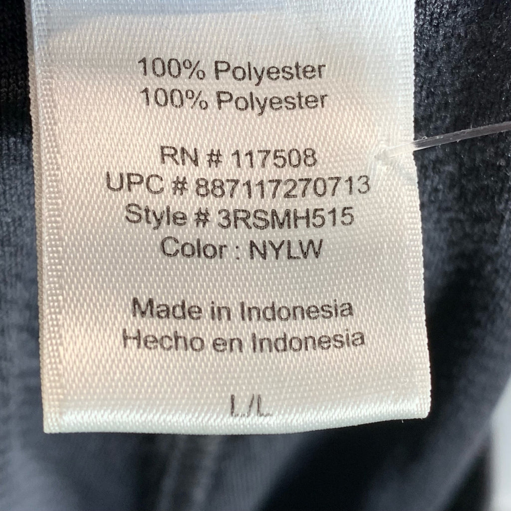 REEBOK Men's Gray/Yellow Elastic Drawstring Waist Pull-On Active Shorts SZ L