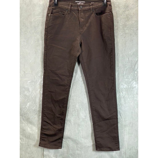 BANANA REPUBLIC Men's Cabin Brown Athletic-Fit Travel Jeans SZ 31x32