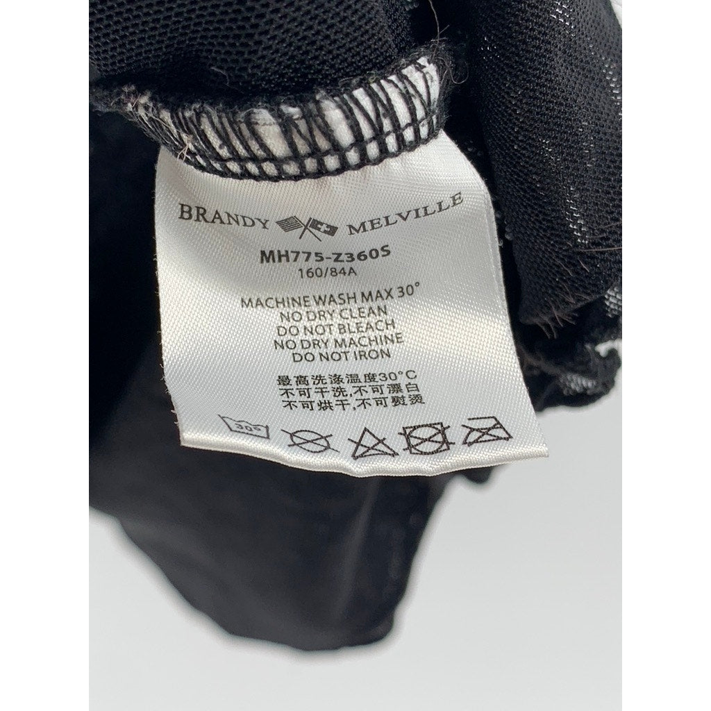 BRANDY MELVILLE Women's Black Lace-Trim Camisole Top SZ OS