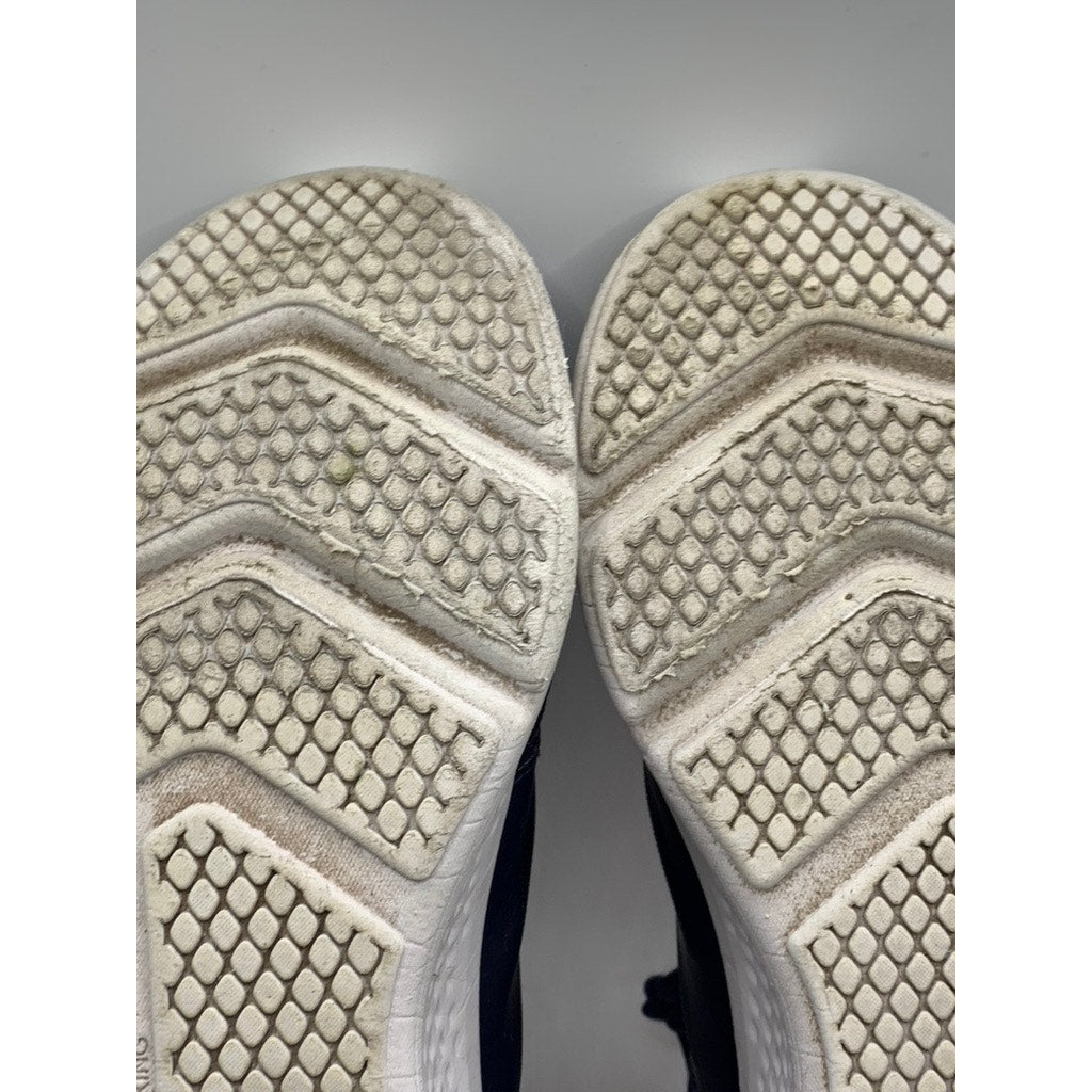SKECHERS Women's Navy-Orange Air Cooled Goga Mat Go Run Elevate Sneakers SZ 7