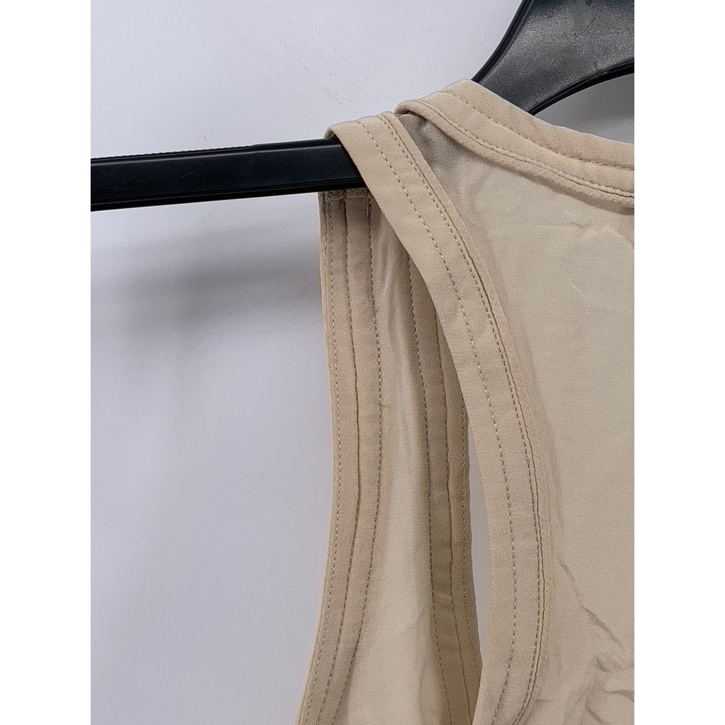 BANANA REPUBLIC Heritage Collection Women’s Beige Lightweight Tank Top SZ XS