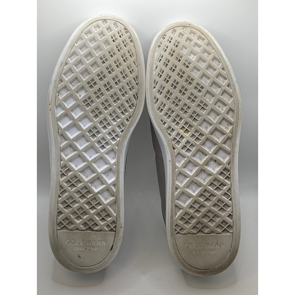 COLE HAAN Men's Gray Grand Crosscourt Traveler Sneakers SZ 8