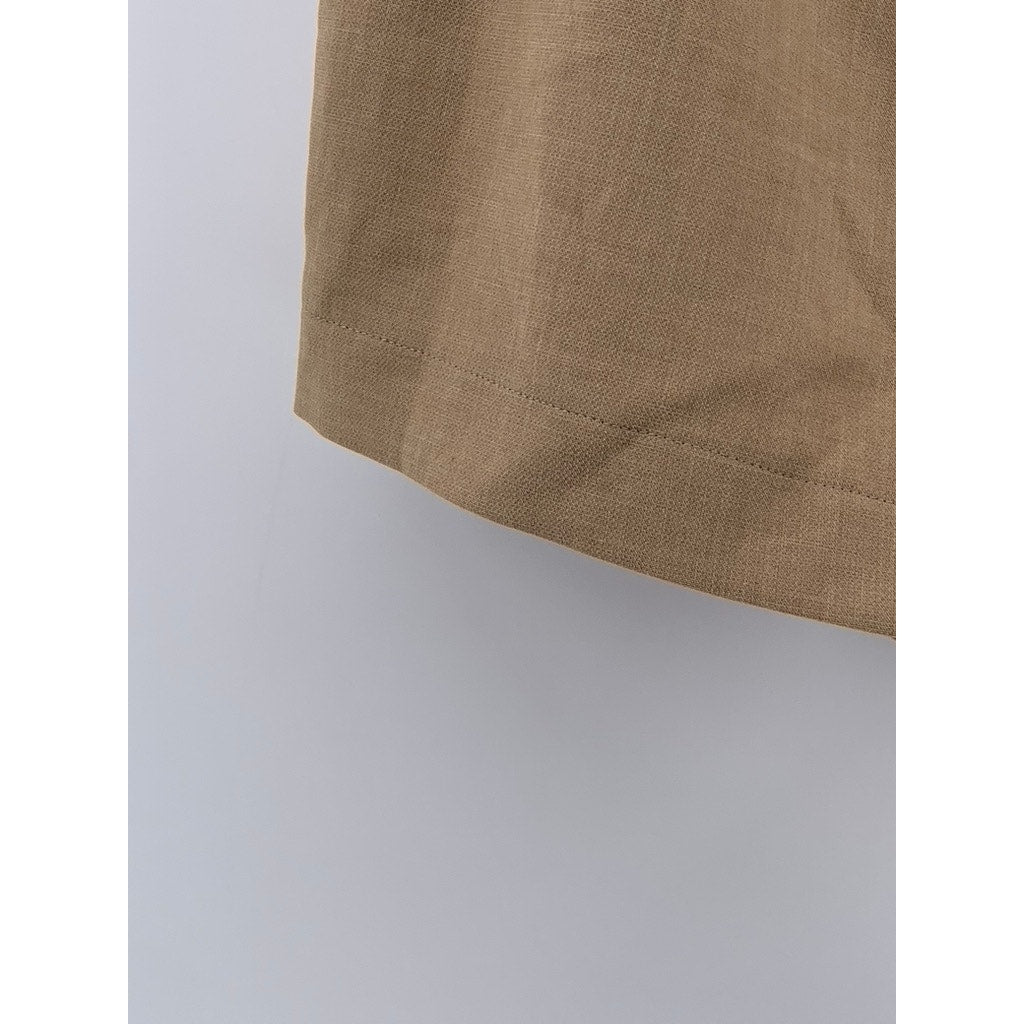 STELEN Women's Tan Pleated Shorts SZ M