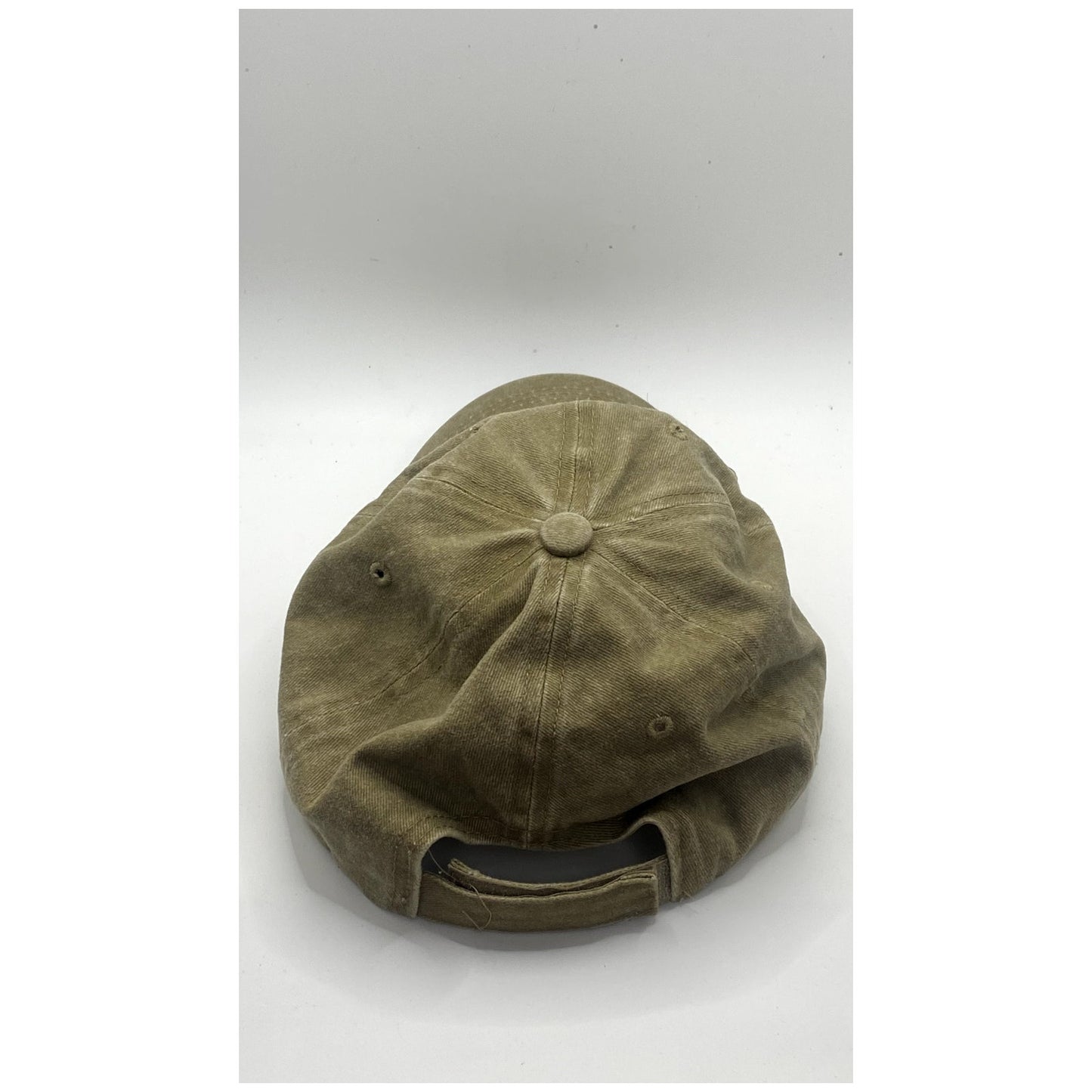AQUA DI MARE Men's Tan Croatia Embroidered Adjustable Baseball Cap SZ OS