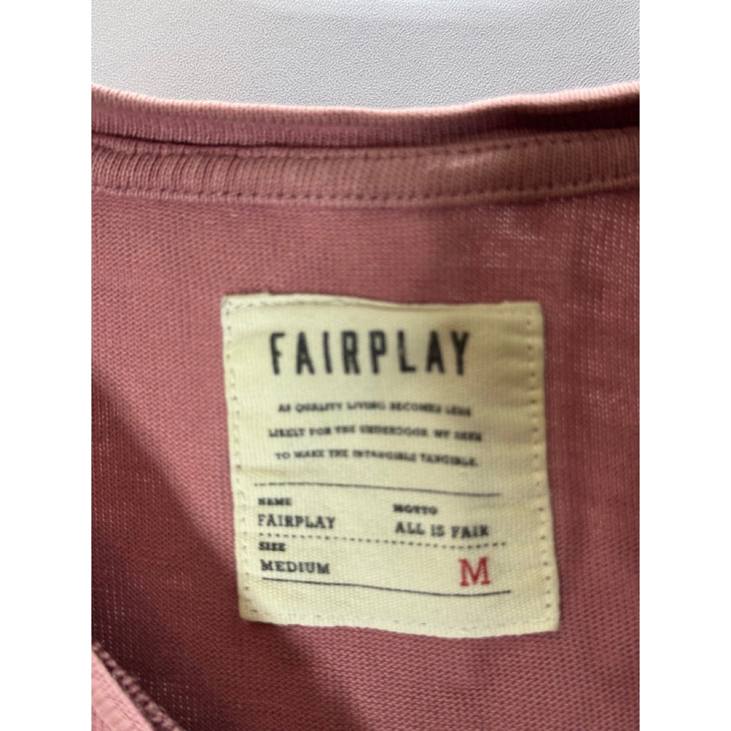 FAIRPLAY Women's Terracotta Solid All Is Fair Crewneck Short Sleeve T-Shirt SZ M