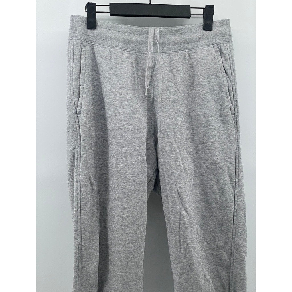 UNIQLO Unisex Adult Light Gray Drawstring Casual Sweatpants SZ S