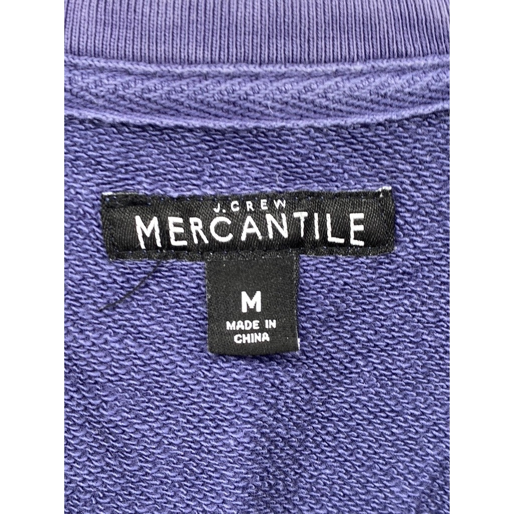 J.CREW MERCANTILE Men's Sun-Washed Navy Crewneck Long Sleeve Sweatshirt SZ M