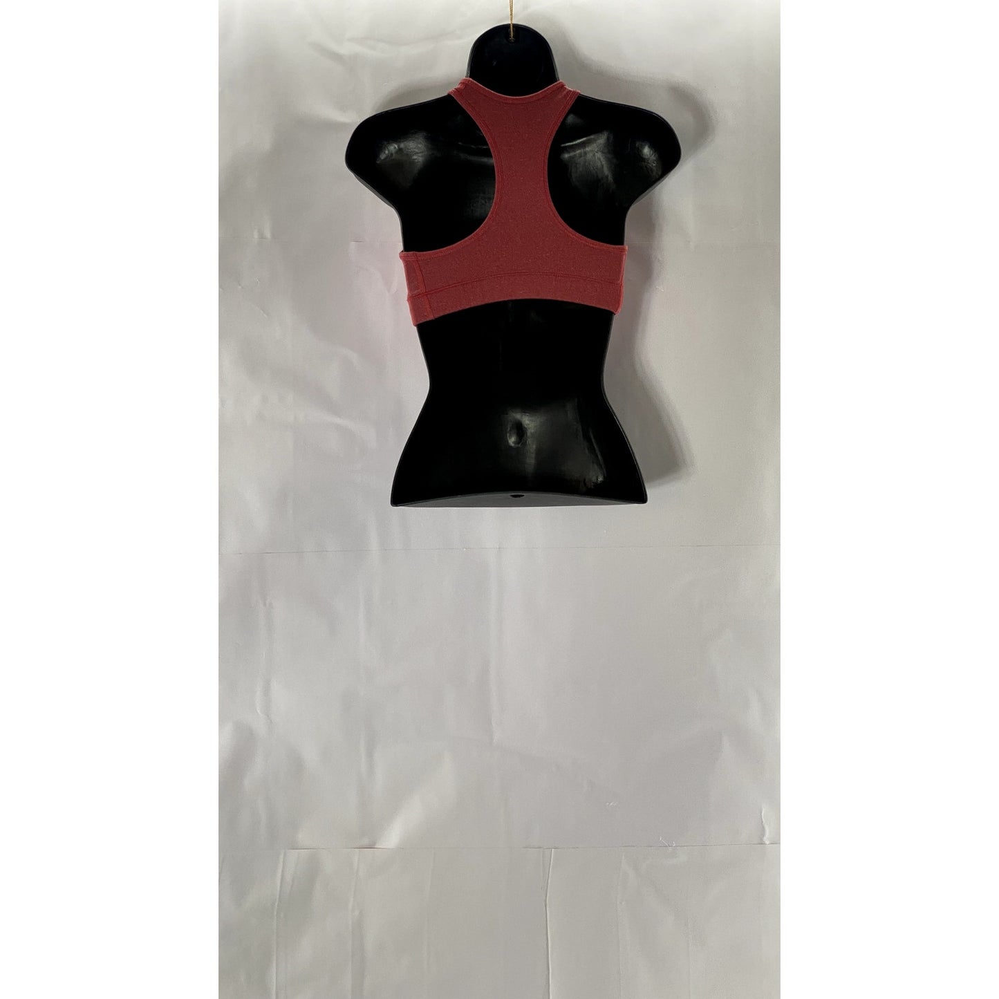 NIKE Women's Red Swoosh Scoop-Neck Dri-Fit Racerback Sports Bra SZ XS