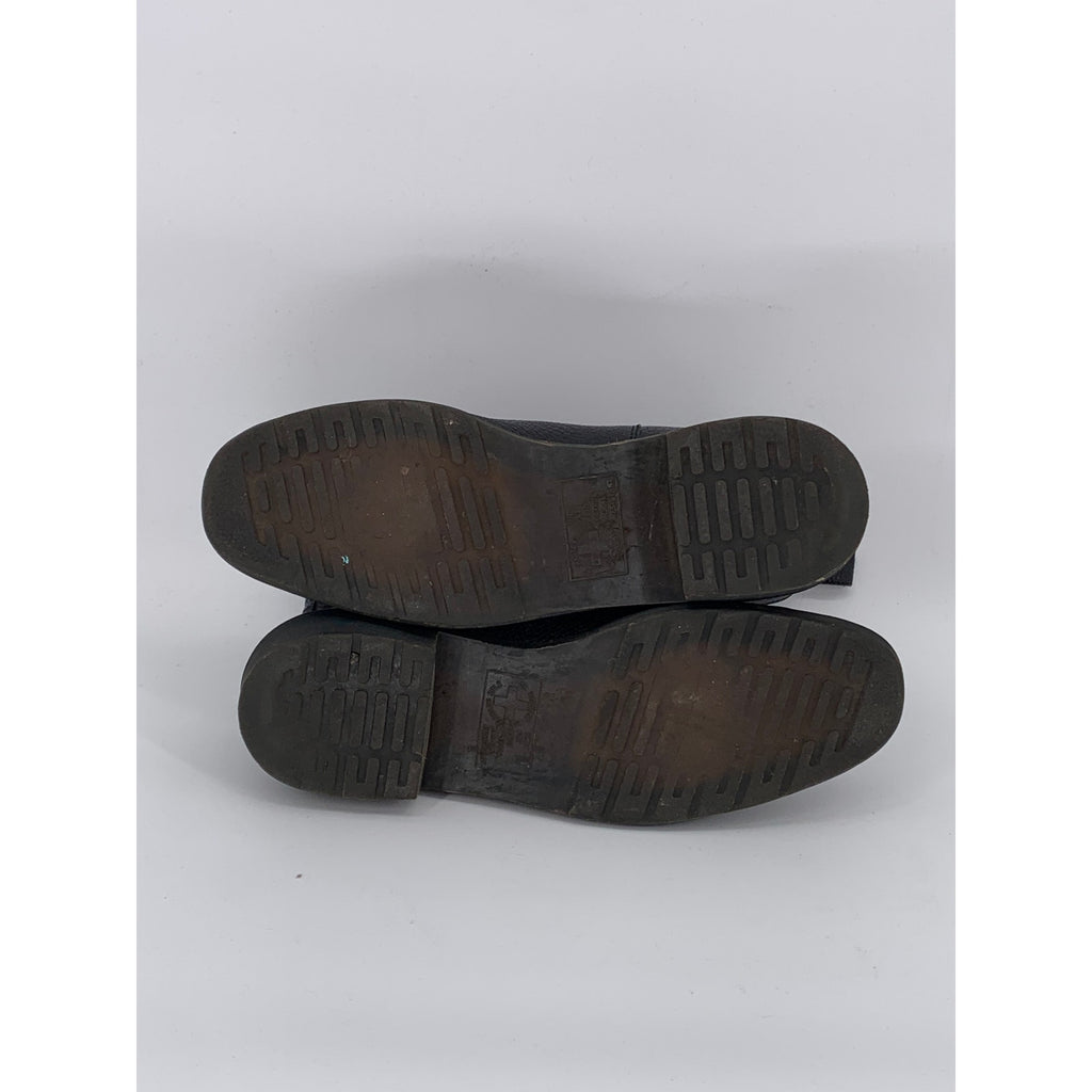 DR. MARTENS Women's Black Solid Eleanore Pull-On Ankle Chelsea Boots SZ 10