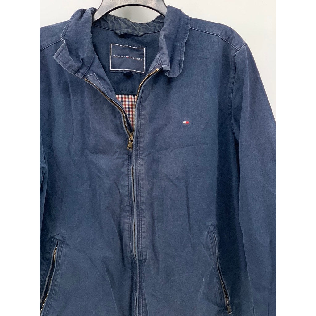 TOMMY HILFIGER Men's Regular Fit Zip-UP Long Sleeve Jacket SZ M