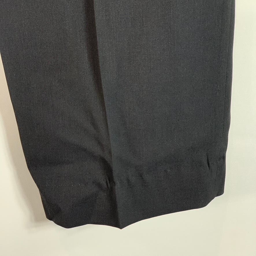 AUSTIN REED Men's Black Pleated Front Dress Pant SZ 42X28