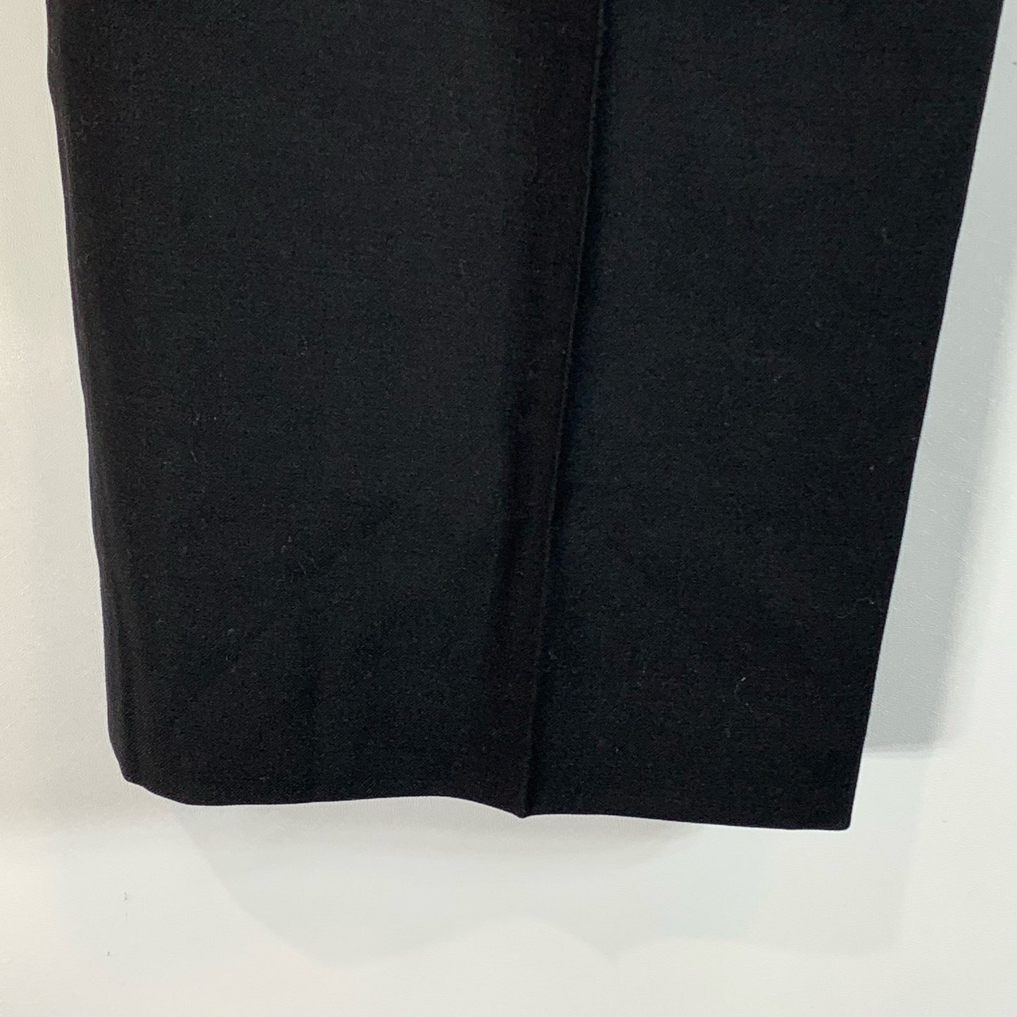 HICKEY FREEMAN Men's Solid Black Double Pleated Dress Pant SZ 38x30