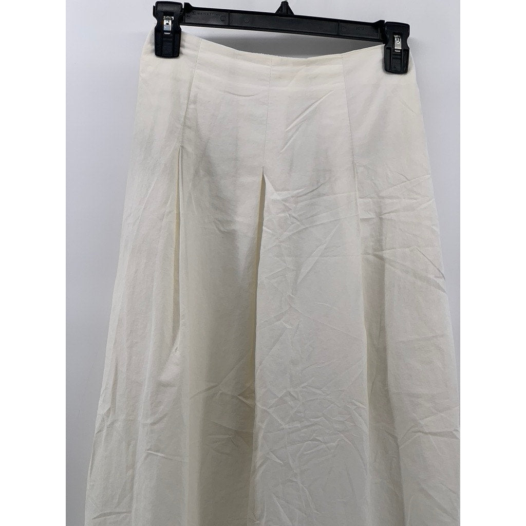 8 SECONDS Women's White A-Line Midi Skirt SZ F(OS)