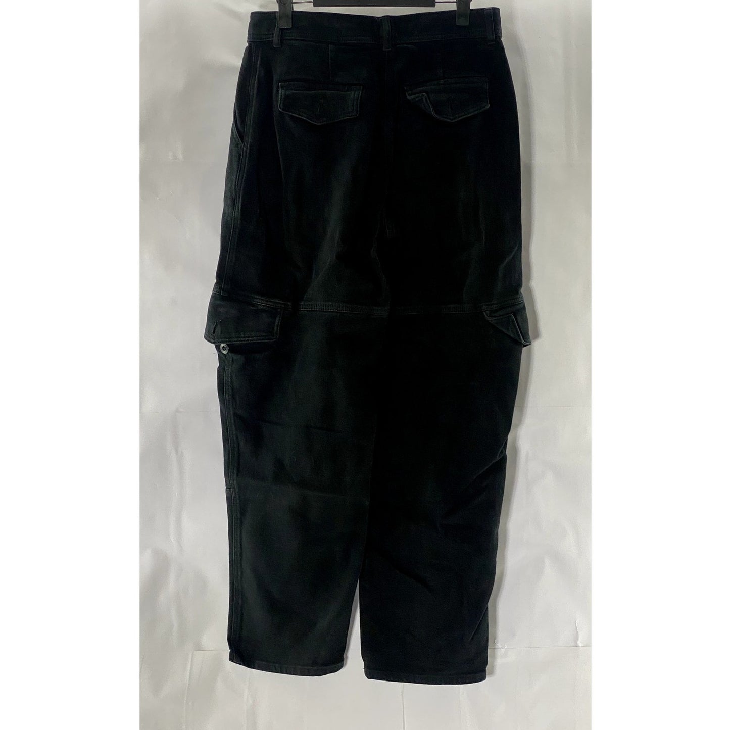 ARITZIA WILFRED FREE Women's Black Solid Cargo Straight-Leg Pants SZ 6