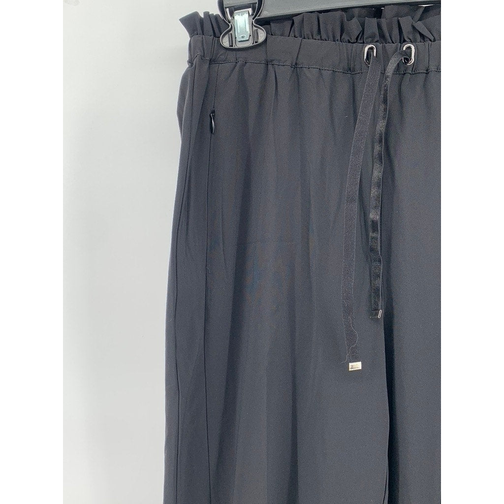 STUDIO BADGLEY MISCHKA Women's Black Ruffle-Waist Pants SZ XS