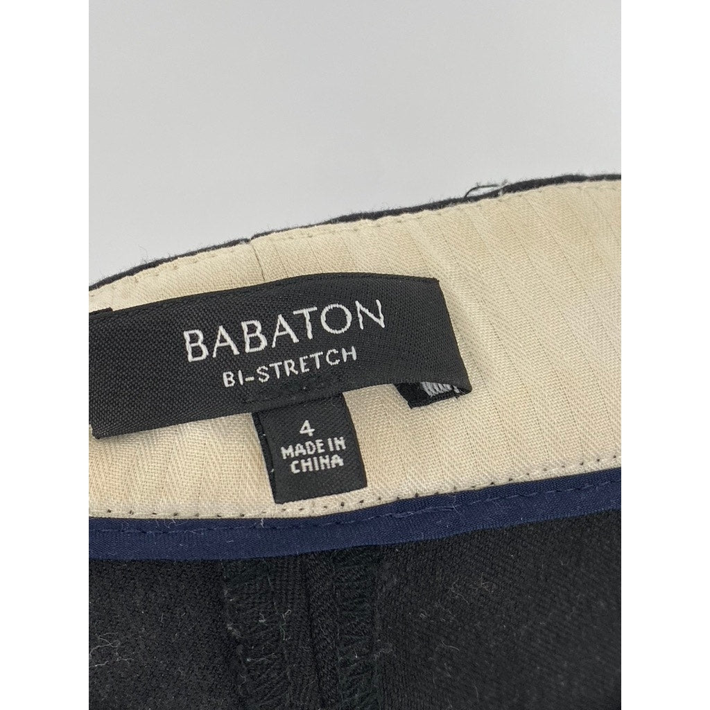 BABATON Women’s Black Bi-Stretch Skinny-Leg Pant SZ 4