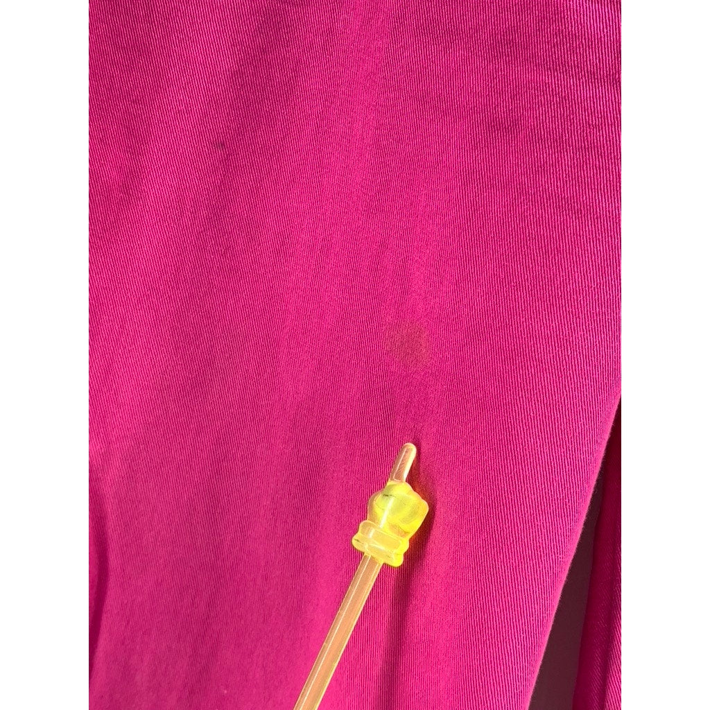 OBEY WORLDWIDE Women's Fuchsia Straight Leg Pant SZ 27