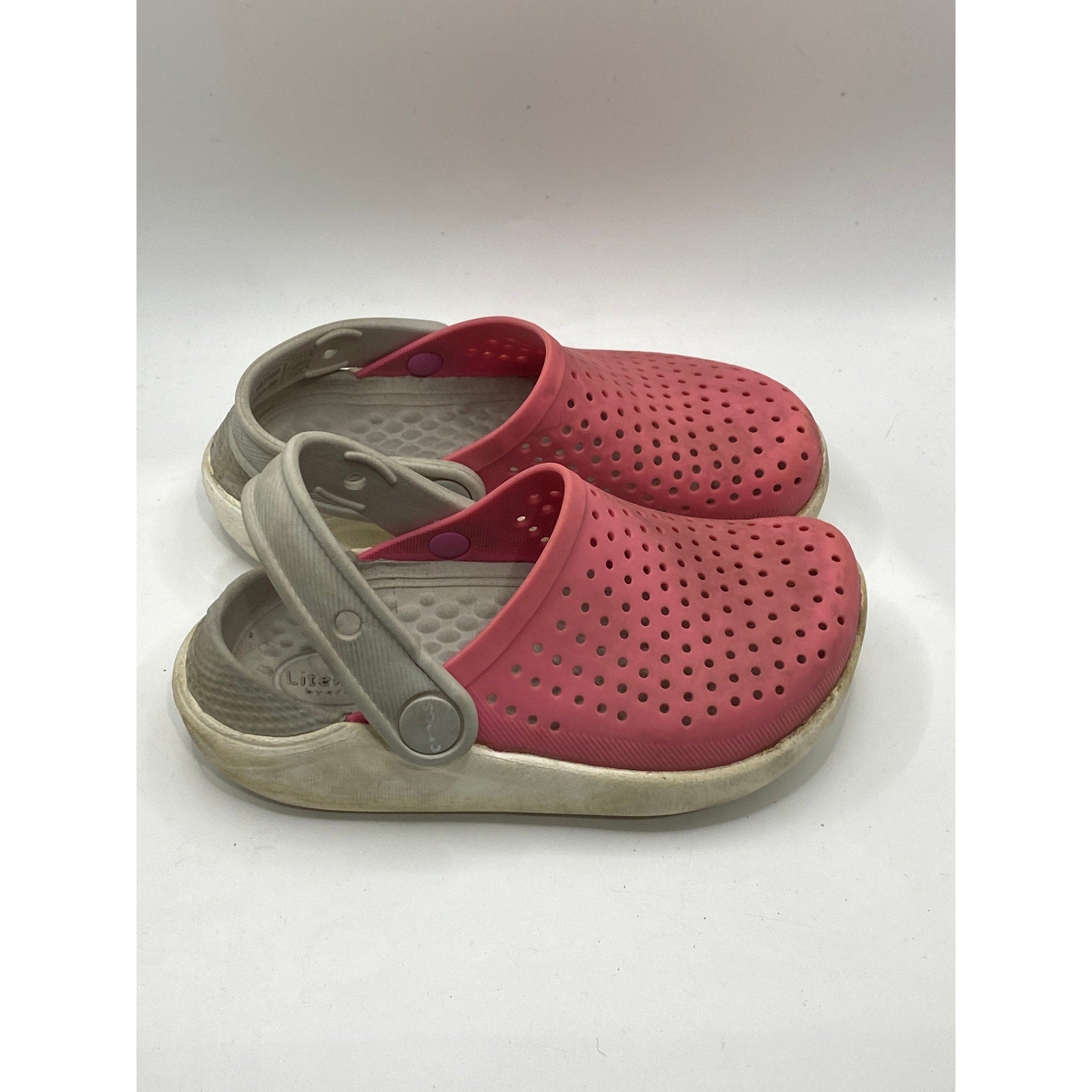 LITERIDE By Crocs Baby Perforated Round-Toe Heel Strap Casual Clogs SZ C10