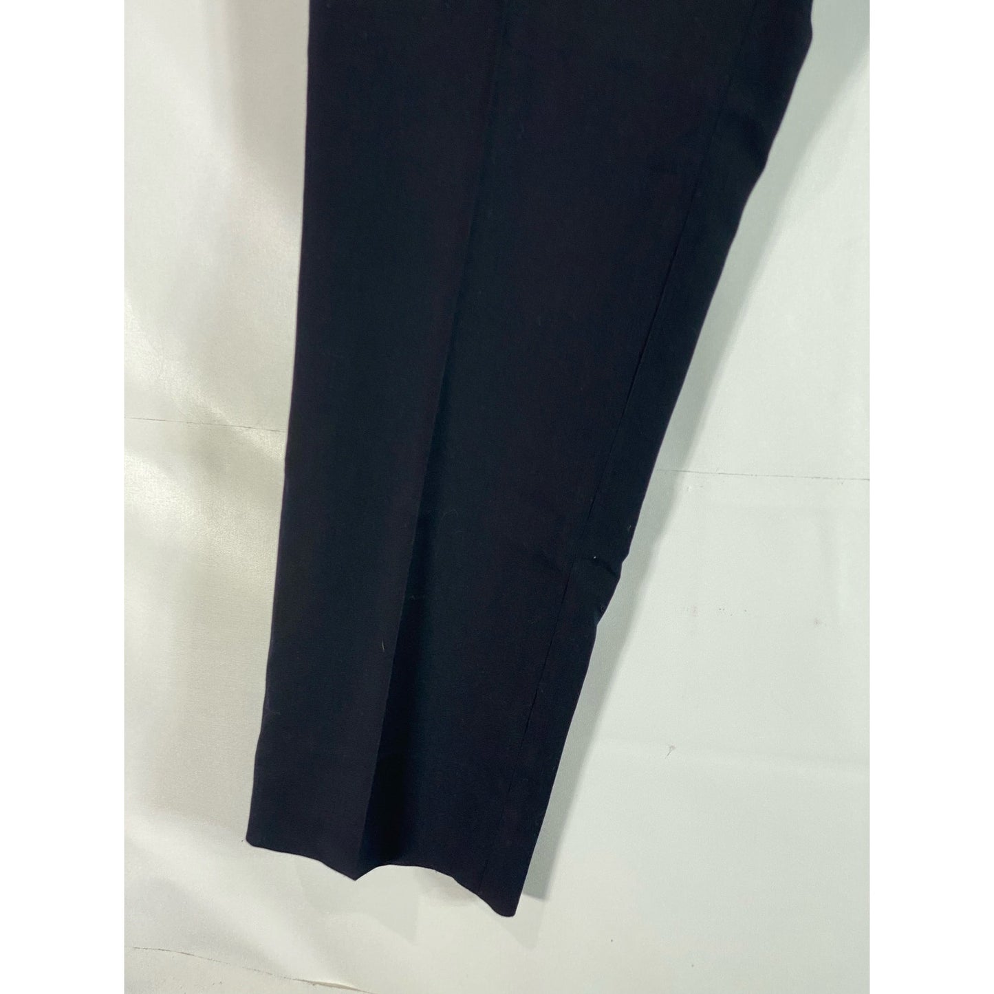 ZARA MAN Men's Black Solid Flat Front Straight-Leg Dress Pant SZ 38