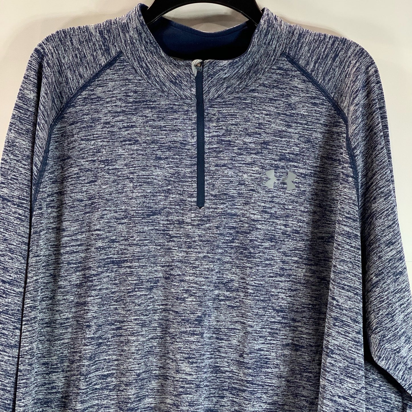 UNDER ARMOUR Men's Blue UA Tech Loose-Fit Half-Zip Lightweight Sweater SZ 2XL
