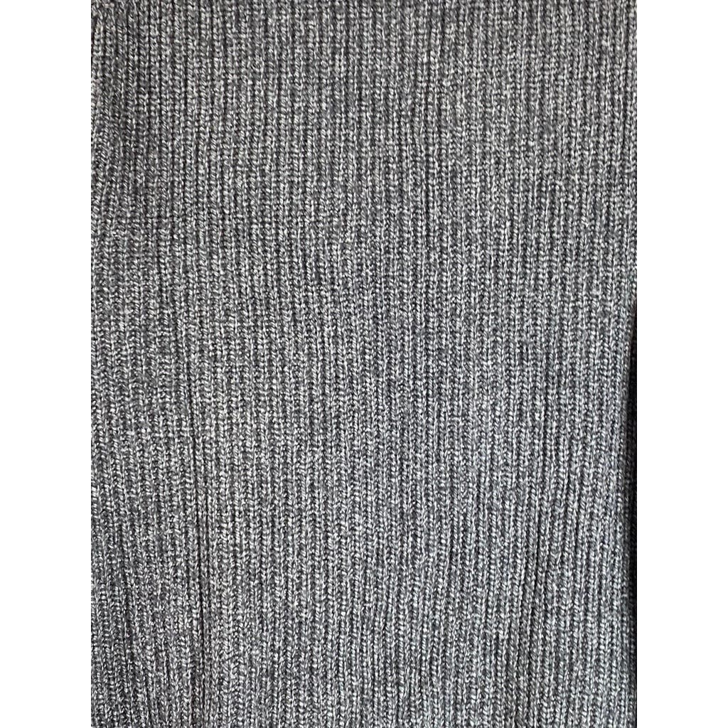 BANANA REPUBLIC Men's Charcoal/Black Cotton-Blend Shawl-Collar Cardigan SZ M