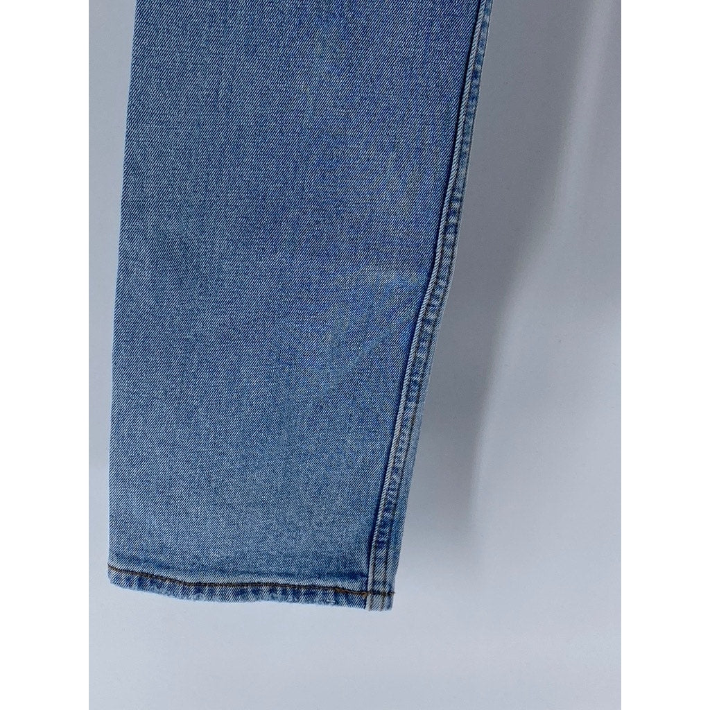 ABERCROMBIE & FITCH Women's Light Blue The 90's Slim Straight Jeans SZ 26