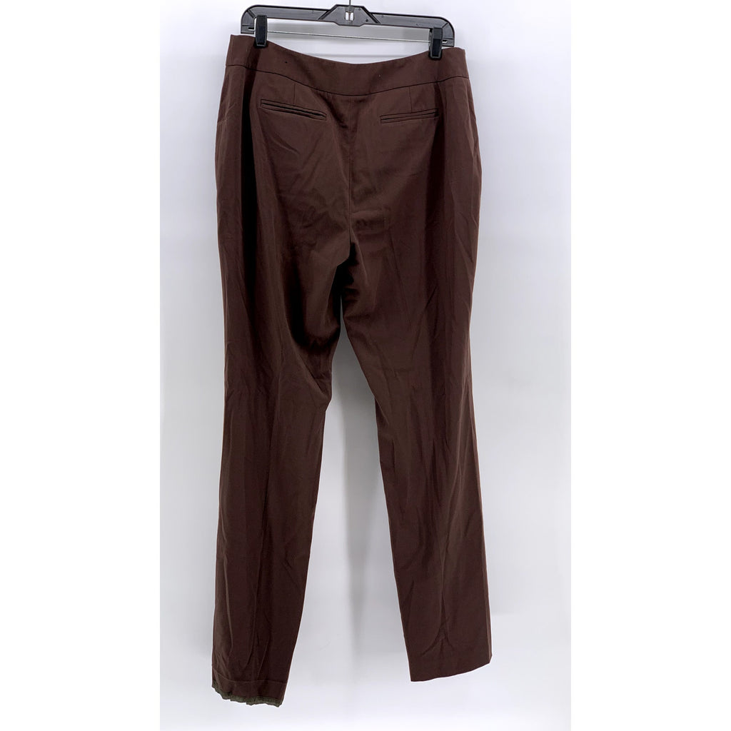STYLE & CO Women's Brown Stretch Wide-Leg Pants SZ 12