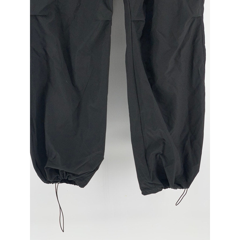 LOVE TREE Women's Black Solid Lightweight Cargo Pants SZ S