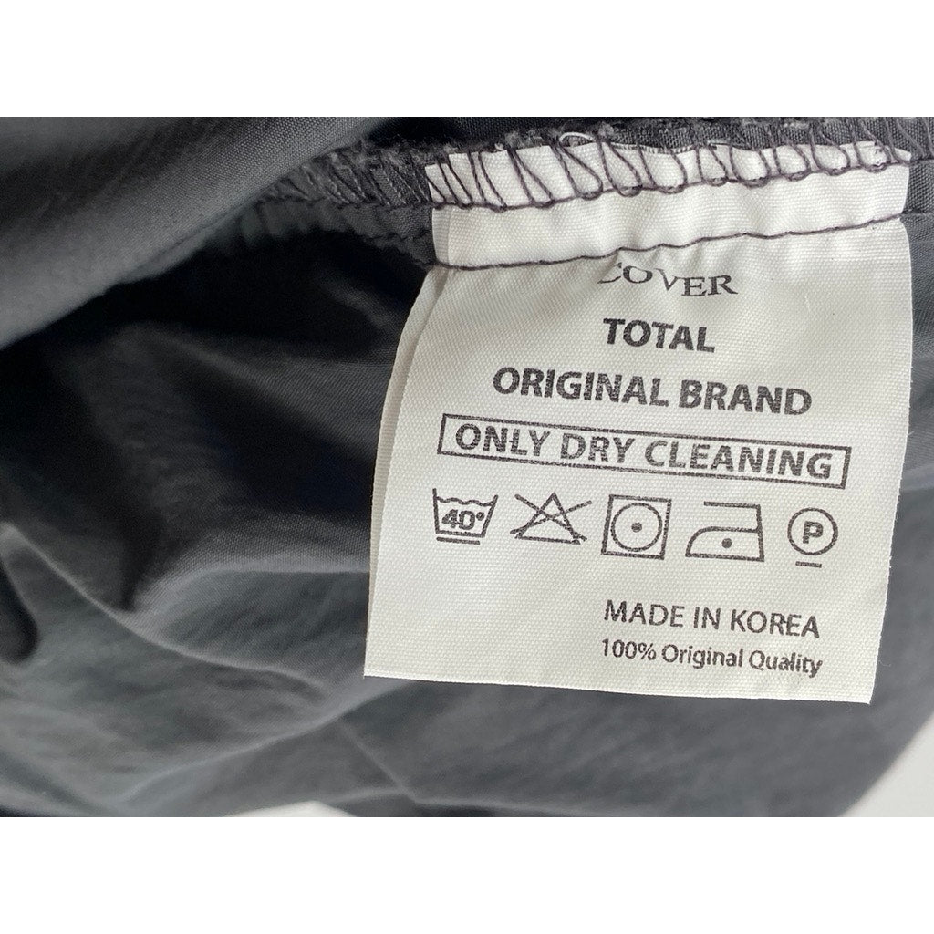 COVER Women's Dark Gray Relaxed Fit Straight-Leg Casual Pant SZ S