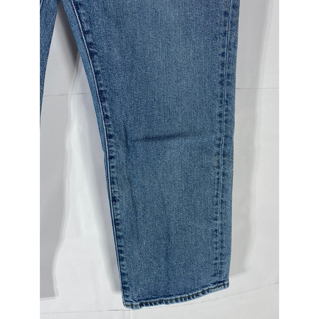 GAP DENIM Women's Medium Indigo High-Rise Straight-Leg Five-Pocket Jean SZ 28