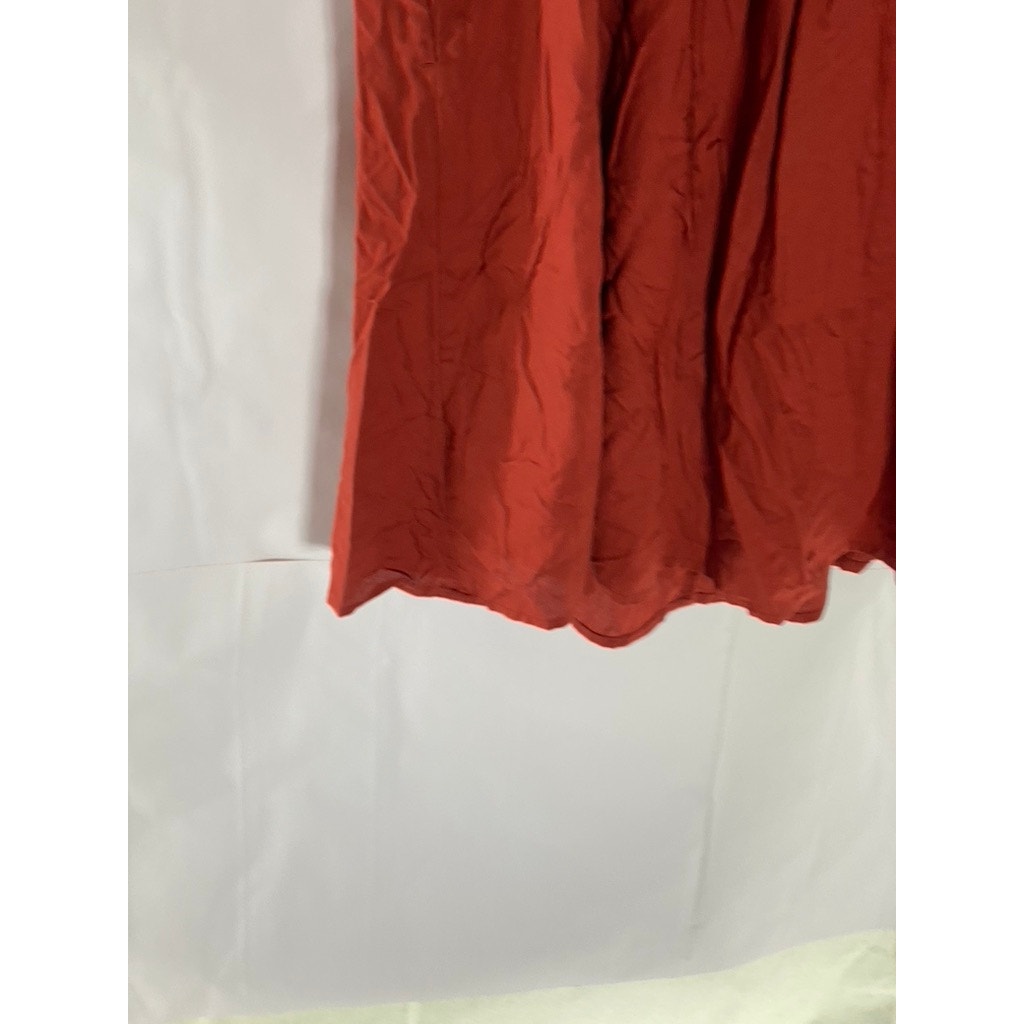 OLD NAVY Women's Flame Scarlet Red Sleeveless Smocked Bodice Tank Mini Dress SZL