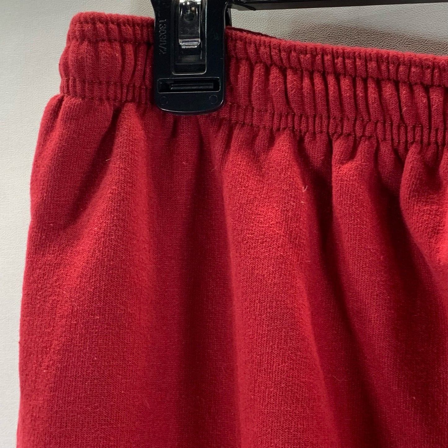 CHAMPION Men's Red Salisbury Logo Eco Powerblend Pull-On Sweatpants SZ 2XL