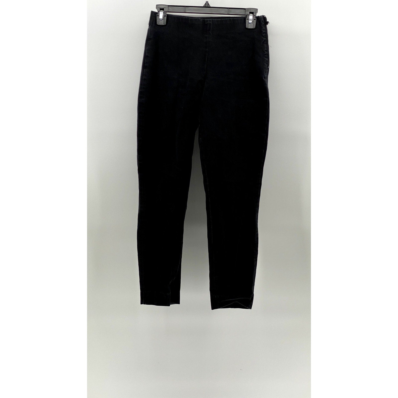EVERLANE Women's Black Pocketless Slim-Leg Regular-Fit Ankle Pant SZ 4