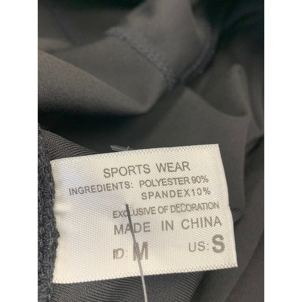 NELEUS Women's Black Solid Active Leggings SZ S