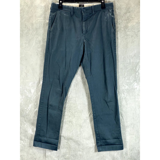 J.CREW Men's Cadet Green 770 Straight-Fit Stretch Chino Pants SZ 31X30