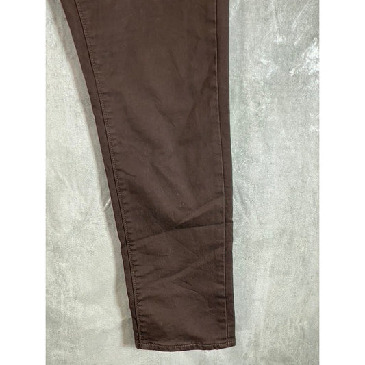 BANANA REPUBLIC Men's Cabin Brown Athletic-Fit Travel Jeans SZ 31x32