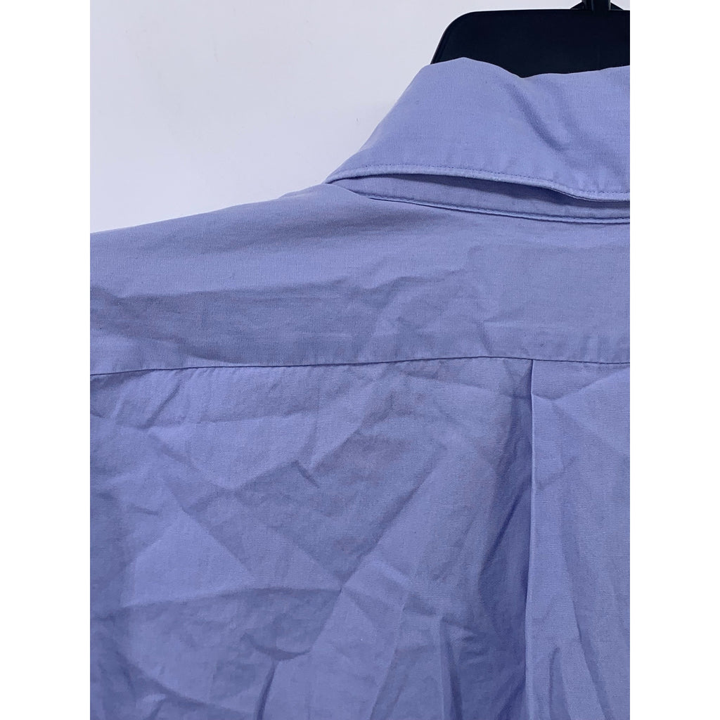 ROCHESTER Men's Big & Tall Blue Button-Up Long Sleeve Shirt SZ L