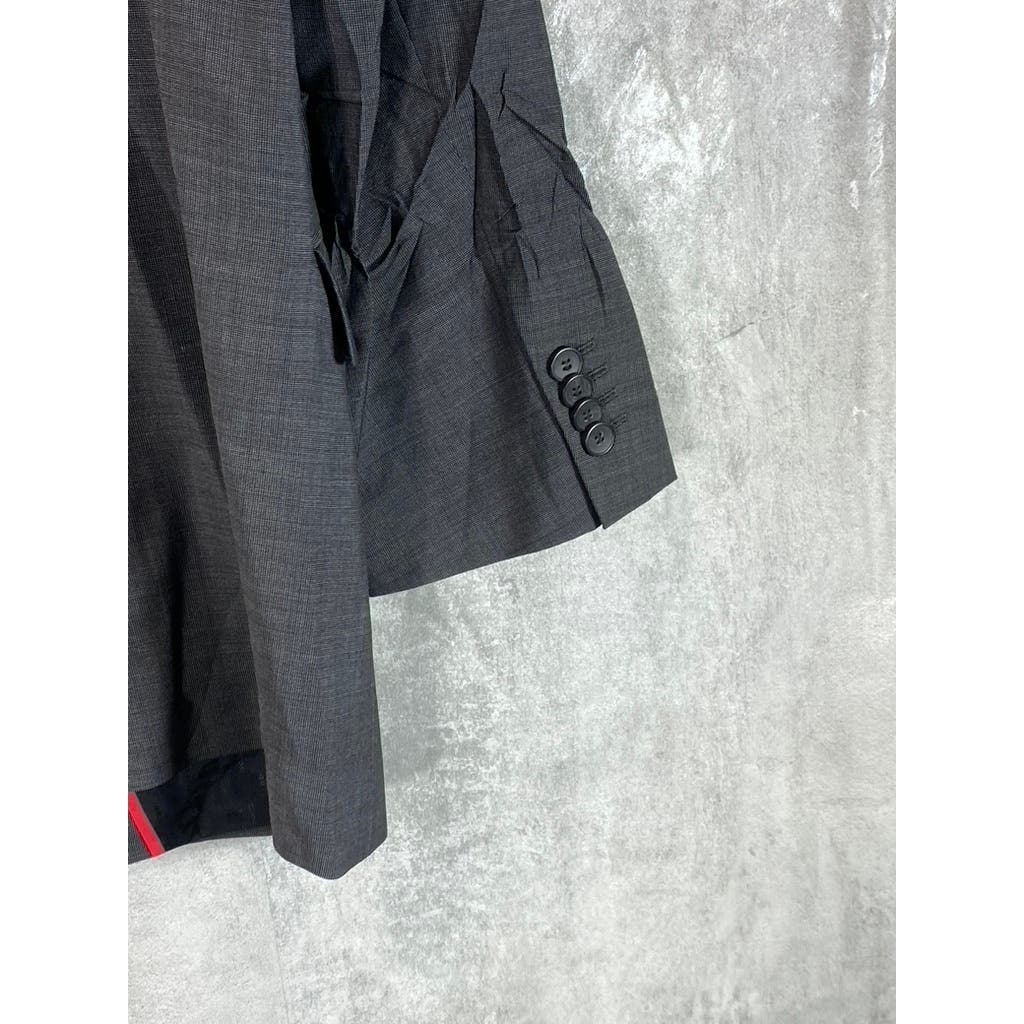 HUGO BOSS HUGO Men's Dark Gray Two-Button Suit Jacket SZ 40R