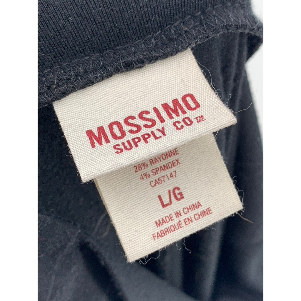 MOSSIMO SUPPLY CO Women’s Black Solid Maxi Skirt SZ L