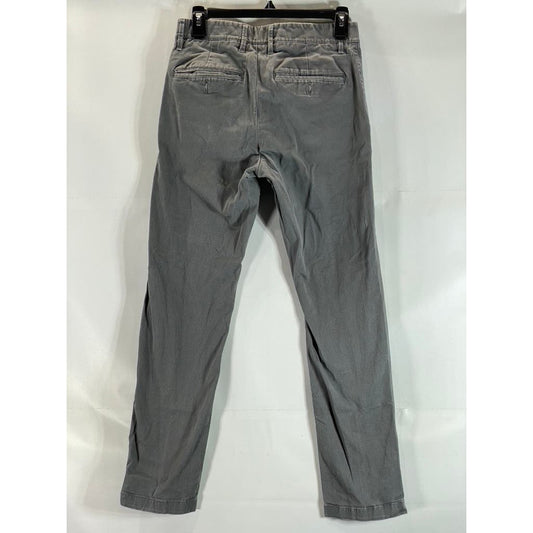 GOODFELLOW & CO Men's Thundering Gray Hennepin Slim-Fit Chino Pants SZ 28X30