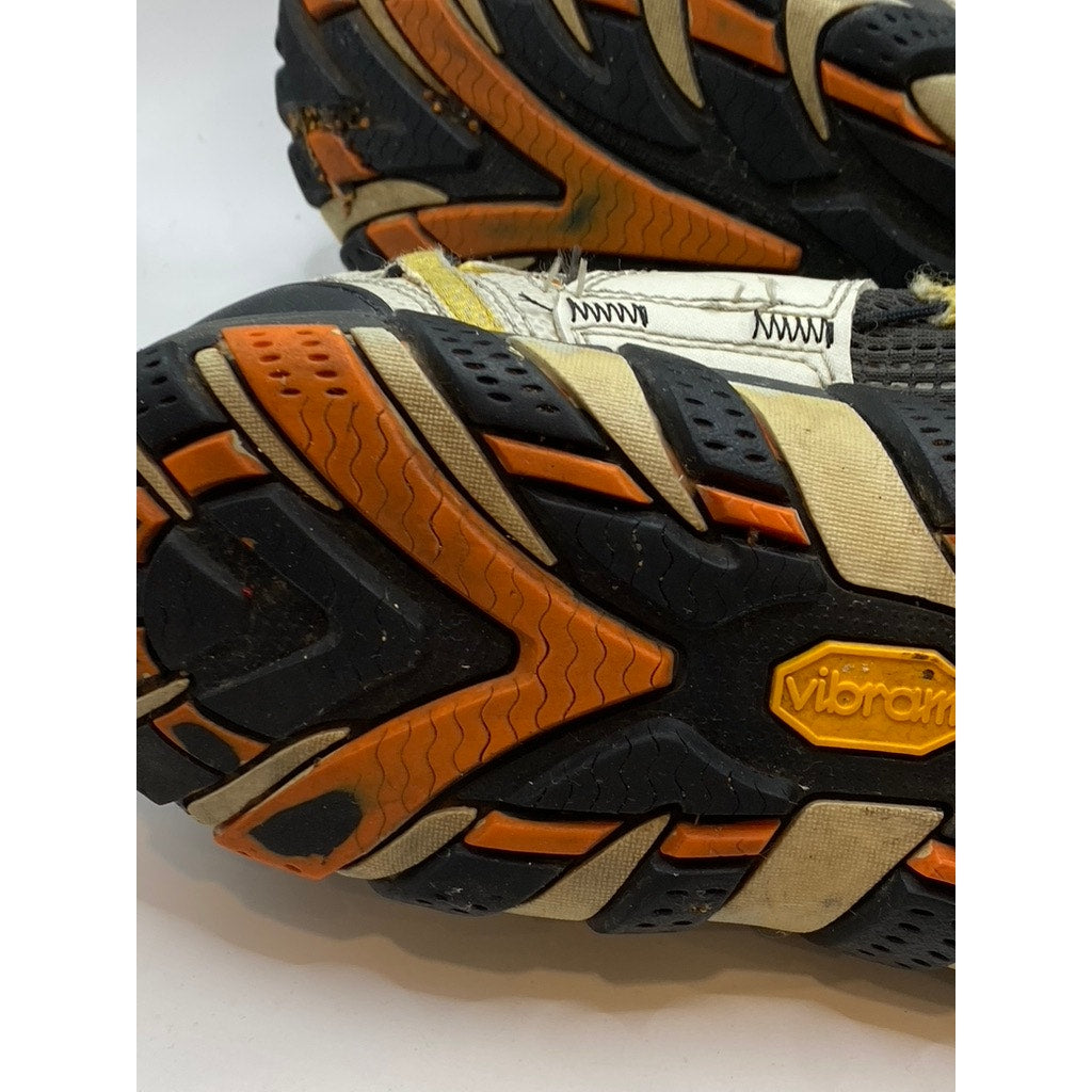 MERRELL Men's Black-Yellow Mesh Continuum Lace-Up Hiking Sneakers SZ 10.5