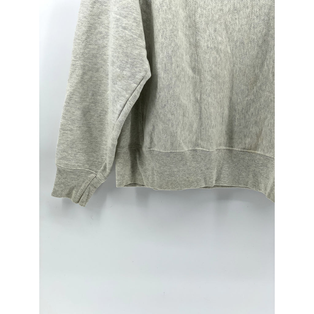 CHAMPION Men's Light Heather Gray Casual Crewneck Long Sleeve Sweatshirt SZ L