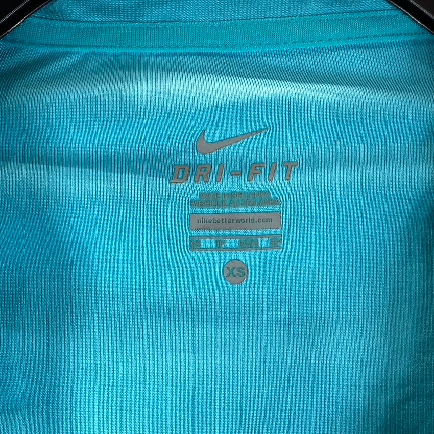 NIKE Women’s Teal Dri-FIT Active Zip-Up Long Sleeve Sweater SZ XS