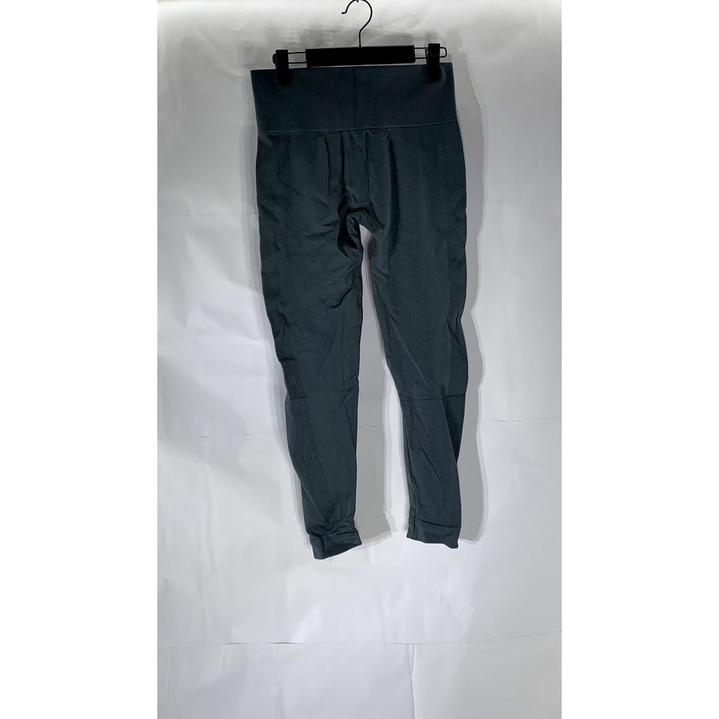 SPORTNEER Women's Dark Gary Seamless Pull-on Stretch Active Leggings SZ L
